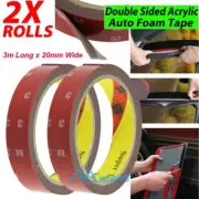 1/2X Auto Truck Car Acrylic FOAM TAPE Double Sided Mounting Adhesive 300mmx20mm