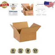 Space-Saving Multi-Depth Cardboard Shipping Boxes - 14" x 12" x 6" - 25 Pack