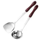 Functional Handle Wok Spatula /Ladle Kitchen Tool for Various Tasks
