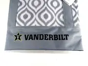 VANDERBILT Commodores Tote BagBasketball LOGO IKAT Gray ScreenPrint Design NWT