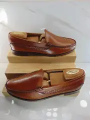 Allen Edmonds "ASHBY" 42455 BRAND NEW IN BOX BAGS Moccasin 10 E CHESTNUT $425.00