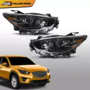 Headlights Fit For 2013-2016 Mazda CX-5 Halogen Projector Factory Headlamp LH+RH (for: Mazda)