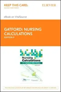 在飛比找博客來優惠-Nursing Calculations: Elsevier