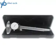 3PCS 6" DIAL CALIPER STAINLESS STEEL SHOCKPROOF .001" OF ONE INCH.