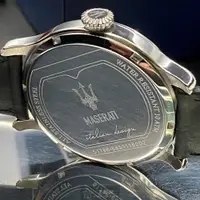 在飛比找ETMall東森購物網優惠-MASERATI 瑪莎拉蒂男女通用錶 42mm 銀圓形精鋼錶