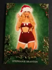 2016 Benchwarmer STEPHANIE BRANTON Holiday #25 Gold Foil Variant/15 PLAYBOY Sexy