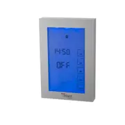 Radiant GTSS-TIM-V Glass Fronted Touch Screen Timer Vertical Mounted - Silver