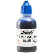Deskmate Stamp Pad Refill Ink 30mL Blue