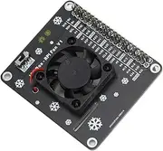 Computer Cooling Fan for Raspberry Pi 4B / 3B + / 3B / 3A + GPIO Expansion Board LED Lighting Fan Cooler