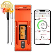 Twin Tempspike 500FT Wireless Meat Thermometer 2 Probes BBQ Grill Oven Bluetooth
