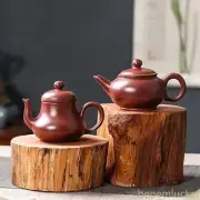 Handmade Antique Purple Clay Teapot Yixing Zhu Mud Filter Chinese Tea Ceremony