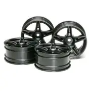 Tamiya 26mm+4mm Black Enzo Ferrari Wheels (x4) HPI/Xray/Associated/Kyosho/TRF