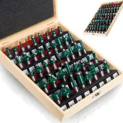 TAIWAIN 1/2 Inch Shank Wood Router Bit Set 43 PCS, Milling Tool for Woodworki...