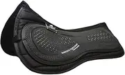 Rhinegold Silicone Top Saddle Pad-Cob-Black