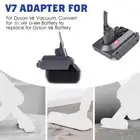 Adapter Compatible for BOSCH For M18 18V Battery to For Dyson V8 Series Vacuums