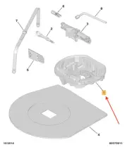 PEUGEOT 508 Lifting Jack Box 9676717380 New Genuine