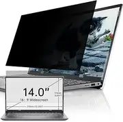 IPROKKO Laptop Privacy Screen 14 Inch, 16:9 Aspect, Compatible with HP, Dell, Acer, Asus, Samsung, Lenovo Yoga & More, Blue Light Block, Anti Glare, 1 Count