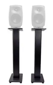 (2) Rockville 36” Studio Monitor Speaker Stands For Genelec 8320A Monitors