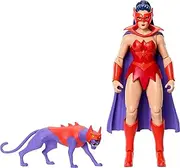 [Masters of the Universe] Origins Action Figure Catra Cartoon Collection, 5.5-inch 1980s TV Heroine, Princess of Power Detailed Design & Cat Accessory