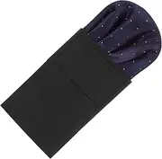 [FRCOLOR] Round Shaped Pre Folded Suit Handkerchief for Men Decorative Pocket Square for Weddings Parties and Celebrations Comfortable and Durable Design