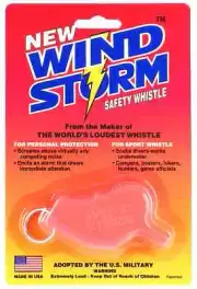 WINDSTORM All Weather Safety Whistle Orange
