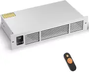 Electric Kickspace Heater with Built-In Thermostat and Timer, 1500W Plinth Heate