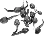 CVUTOVO 13pcs Miniature Tadpole Models Realistic Fish Figurines for Unique Moss Garden Accessories Creative Aquarium Ornaments for Bonsai Micro Landscape Water Decoration
