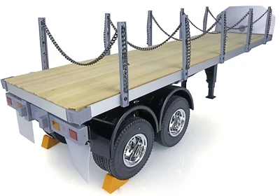 Pipe Flatbed Trailer 1:14 RC Tractor Trucks & Prime Movers suit Tamiya Hercules