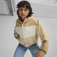 在飛比找momo購物網優惠-【PUMA】外套 女款 運動外套 風衣外套 歐規 卡其 67