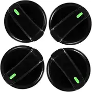 GAROZATION 4pcs Gas Stove Knobs Replacement Durable Oven Cooktop Control Knobs for Easy Operation Home Kitchens and Restaurants