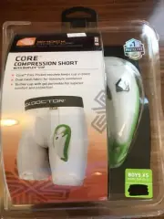 Shock Doctor Core Compression Shorts with Bio-Flex Athletic Cup Boys XS NIB A.2