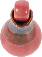 FRCOLOR Ceramic Essential Oil Bottle Oil Catch Can Oils Scent Fragrance Sample Bottles Essential Oil Roller Bottles Thai Massage Oil Container Perfume Oil Bottle Ceramics Pink