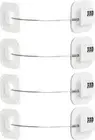 Cabinet Locks with Combination,Drawer Lock,Child Proof Refrigerator White 4pc