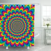 Psychodelic Cockpit Shower Curtain