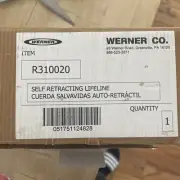 Werner Self retracting lifeline R310020