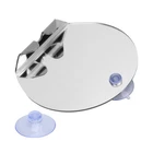 Fogless Shower Mirror Round Shape Anti Fog Wall Hanging Bathroom Shaving Mir NOW