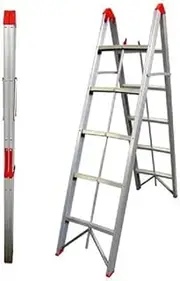 [TRA Australia] 5 Step Aluminium Collapsible Box Stick Ladder with Carry Bag