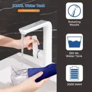 Portable Water Flosser - WATERPULSE Oral Irrigator 320ML, IPX7 Waterproof, 5 Mod