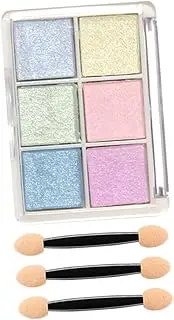 ARTSEWPLY 1 Box Solid State Mirror Effect Powder Charms for Gel Nails Tip Glitter Outfit Kit Flash Suit Stickers Polish Nail Gel Nail Art Decoration
