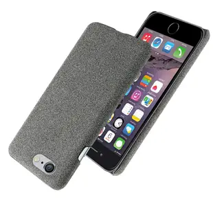 IPhone6 IPhone6s Plus 4.7 I6 I6s 皮革保護殼尼龍布紋素色背蓋日式簡約手機殼保護套手機套