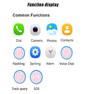 Kids Smart Watch Phone LBS SOS Location Camera SIM Card Flas