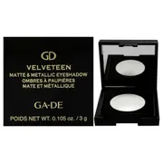 Velveteen Matte and Metallic Eyeshadow - 227 White Whisper by GA-DE for Women - 0.105 oz Eye Shadow