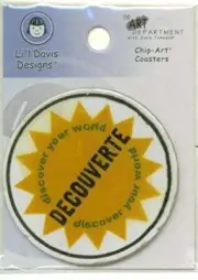Lil Davis Designs Chip Art Coaster - DISCOVER