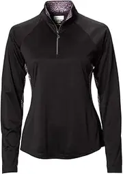 [GREG NORMAN] Women's Dianna Long Sleeve 1/4-Zip Mock