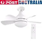 Ceiling Fan with LED Light 10.9 In Small Ceiling Fan for Living Room Dining Room