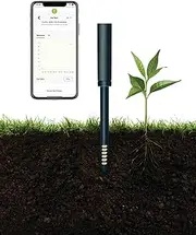 iBebot SoilQuality - Soil Sensor for Grow Rooms with Nutrients and Moisture Tracking for Indoor/Outdoor Pot for Greenhouse Gardening, Growing Flowers, Bonsai Trees, Cactus, Compost, Potting Mix Tester