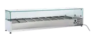 Anvil Aire 1800 Glass Refrigerated Ingredient Well - Countertop Prep Fridges (ICE-VRX1800) - VRX1800-ICE
