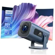 Mini Projector with WiFi and Bluetooth, 180°Adjustable Stand Portable