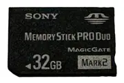 Sony 32GB Sony PSP Memory Stick Pro Duo Mark 2 Memory Card Camera Cybershot (Preowned)