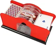 Card Shuffler - Card Shuffler Machine | Automatic Card Shuffler | Card Shuffling Machine | Card Dealer and Shuffler | Poker Card Shuffler | 2 Decks Playing Card Shuffling for and Home Card Games